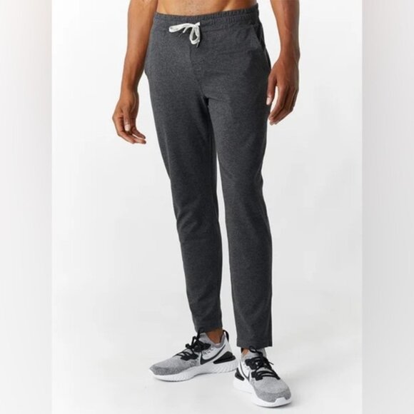 Vuori Men's Ponto Performance Pant Charcoal Heather - Picture 2 of 10